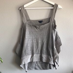 Flowy linen Theory Tank